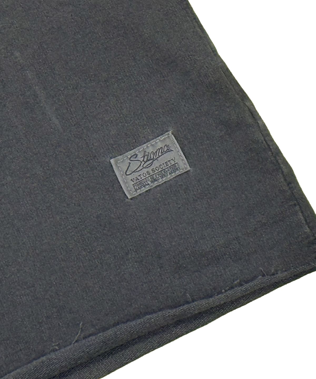 스티그마(STIGMA) RAW-CUT PIGMENT SLEEVELESS CHARCOAL