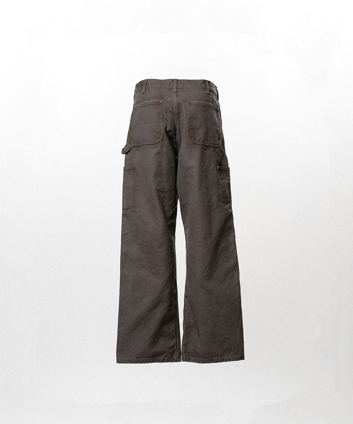 카미야(KAMIYA) BORO Duck Painter Pants - GRAY