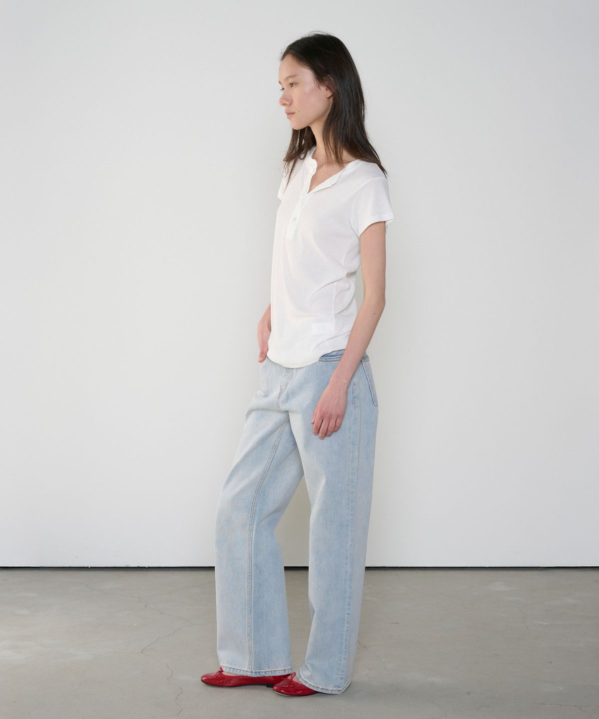 정감 스튜디오(JEONGGAM STUDIOS) Straight-Fit Denim Pants_2 Color