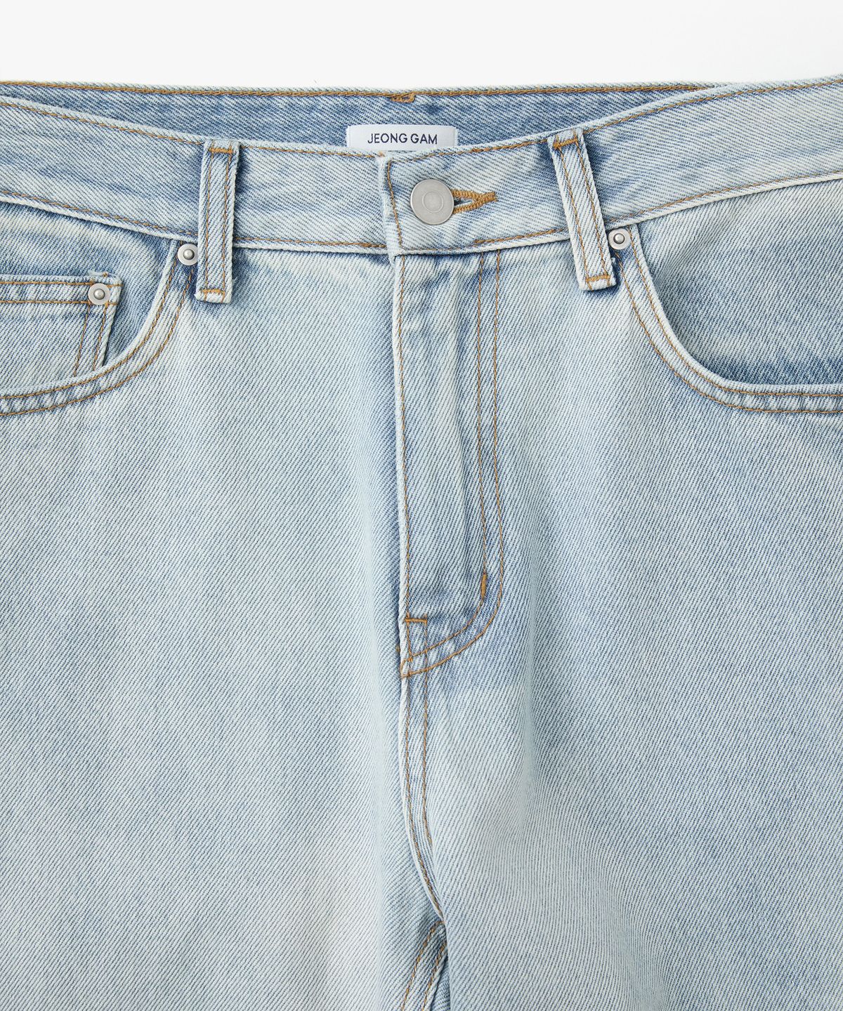 정감 스튜디오(JEONGGAM STUDIOS) Straight-Fit Denim Pants_2 Color