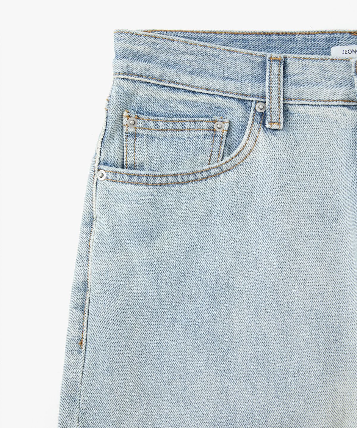 정감 스튜디오(JEONGGAM STUDIOS) Straight-Fit Denim Pants_2 Color
