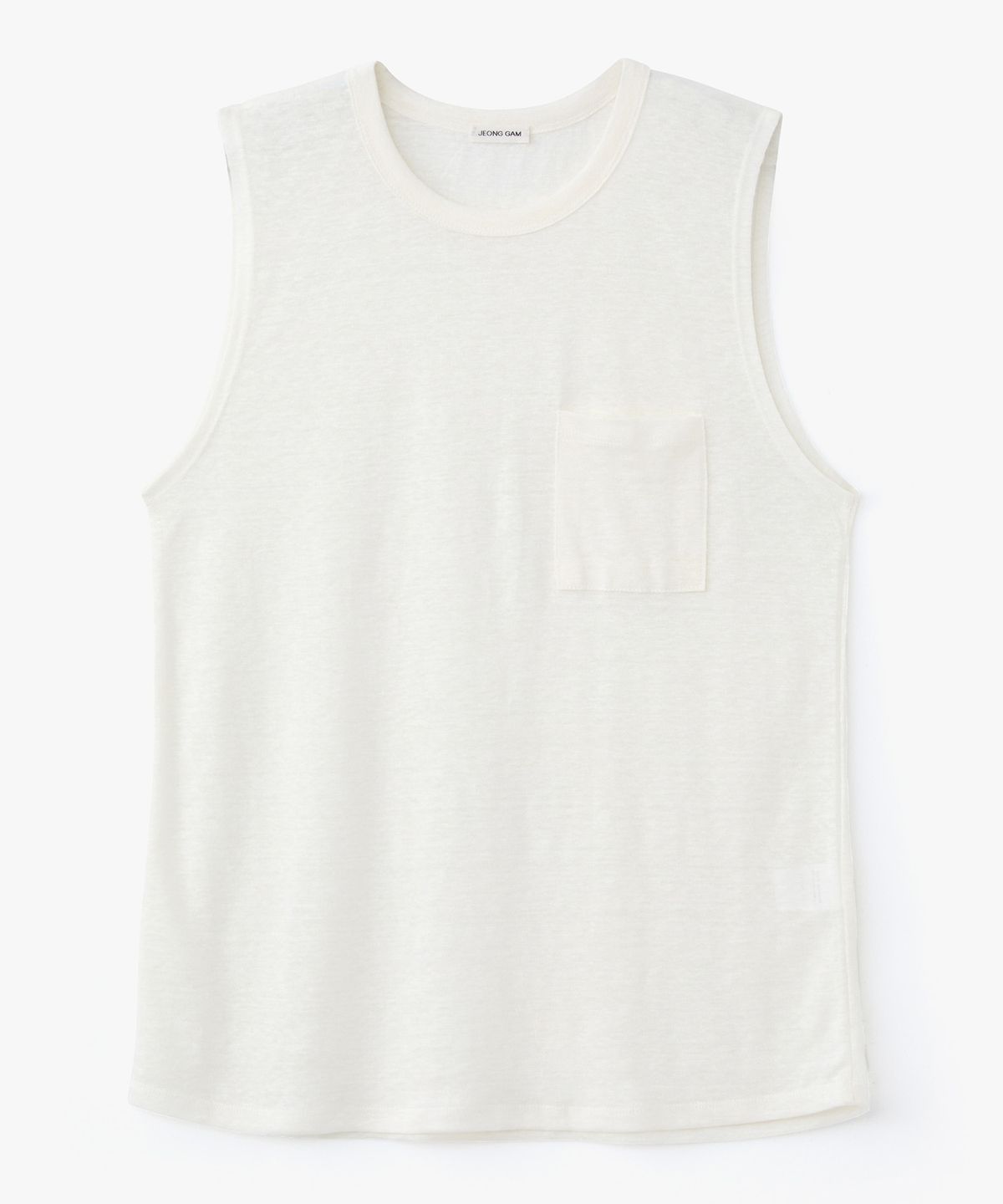 정감 스튜디오(JEONGGAM STUDIOS) Linen Pocket Sleeveless_3 Color