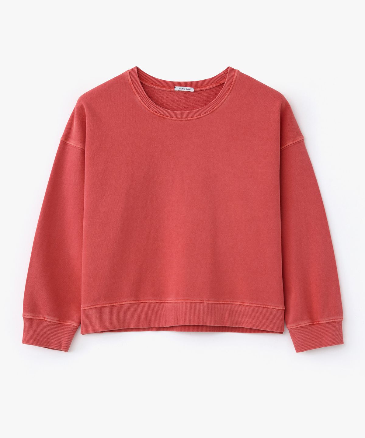 정감 스튜디오(JEONGGAM STUDIOS) Pigment Dyed 3/4 Sleeve Sweatshirt_3 Color