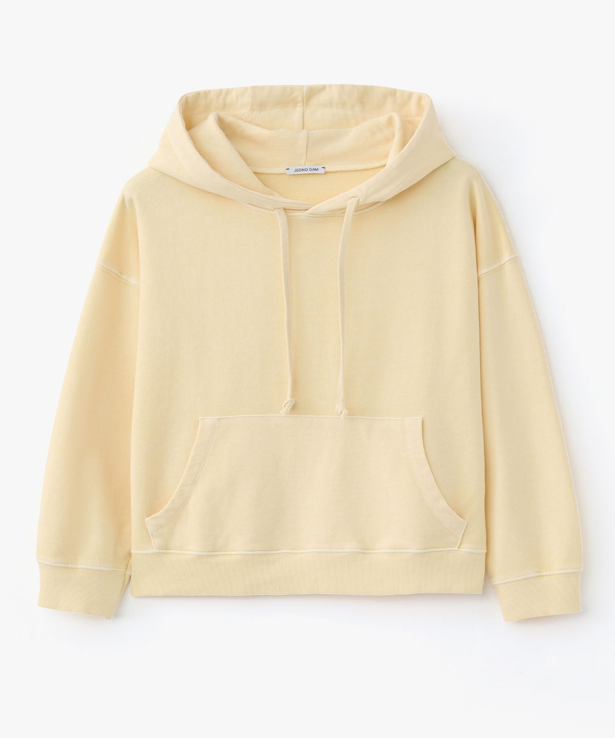 정감 스튜디오(JEONGGAM STUDIOS) Pigment Dyed 3/4 Sleeve Hoodie_3 Color