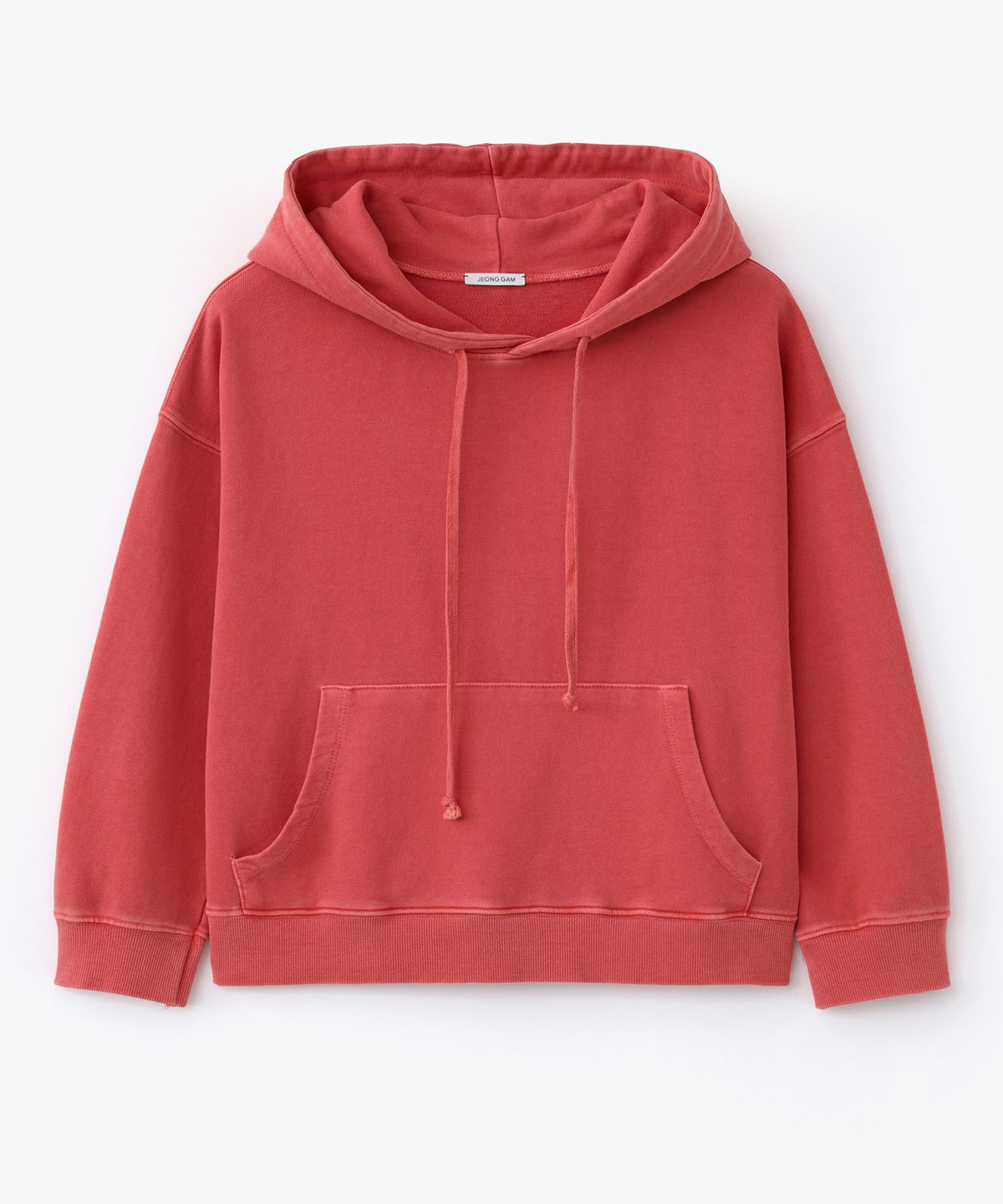 정감 스튜디오(JEONGGAM STUDIOS) Pigment Dyed 3/4 Sleeve Hoodie_3 Color