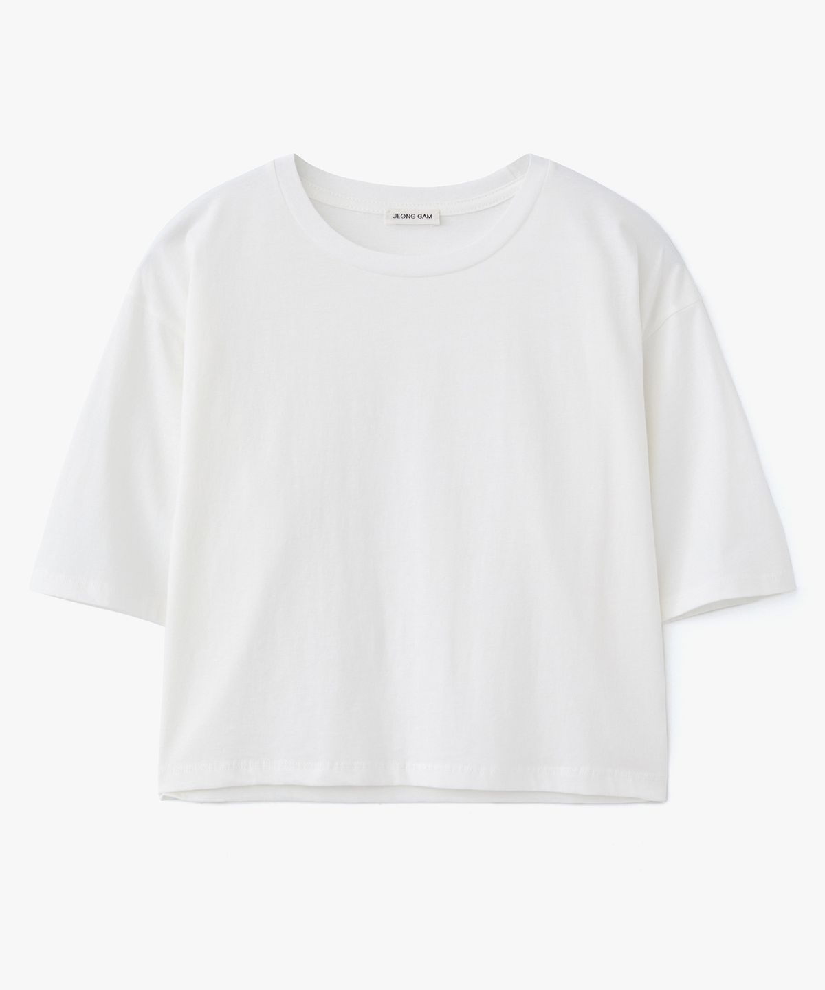 정감 스튜디오(JEONGGAM STUDIOS) Silket Crop Tee_4 Color