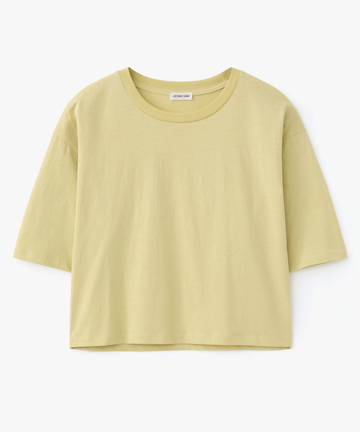 정감 스튜디오(JEONGGAM STUDIOS) Silket Crop Tee_4 Color