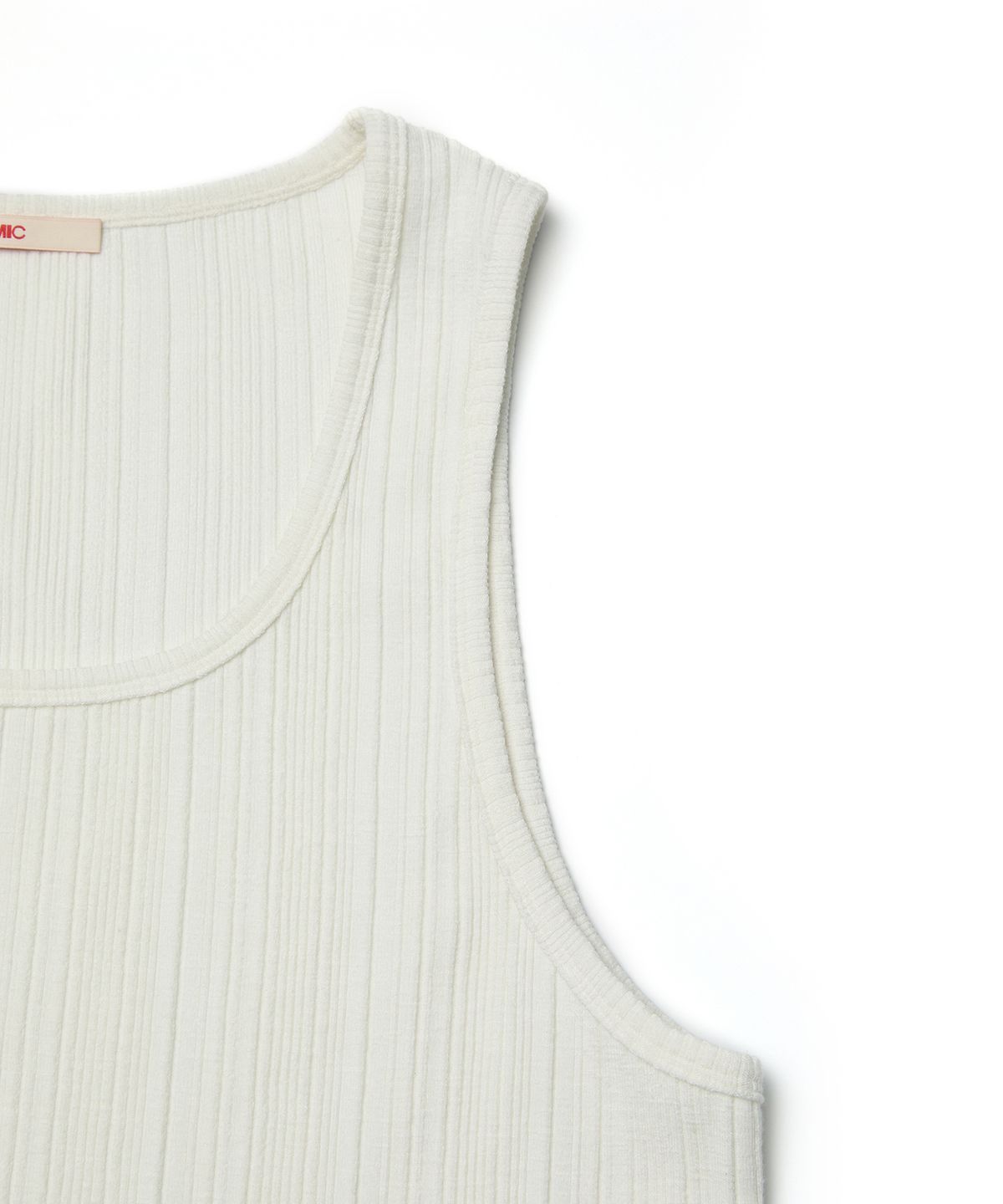 엠엠아이씨(MMIC) SQUARE CUT TANK (WHITE)