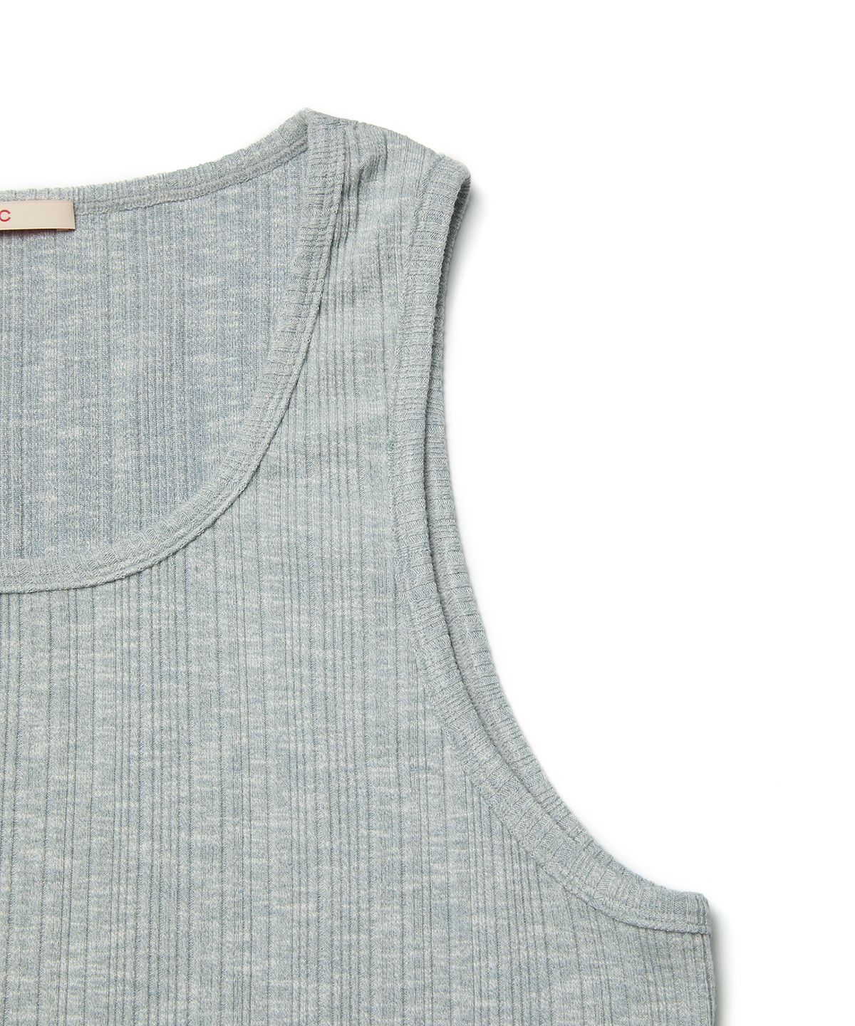 엠엠아이씨(MMIC) SQUARE CUT TANK (LIGHT GRAY)