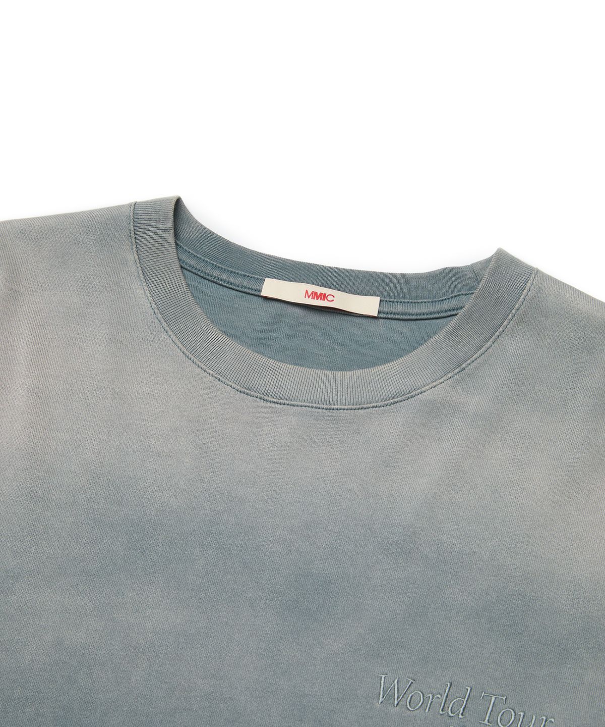 엠엠아이씨(MMIC) WORLD TOUR TEE (TEAL BLUE)