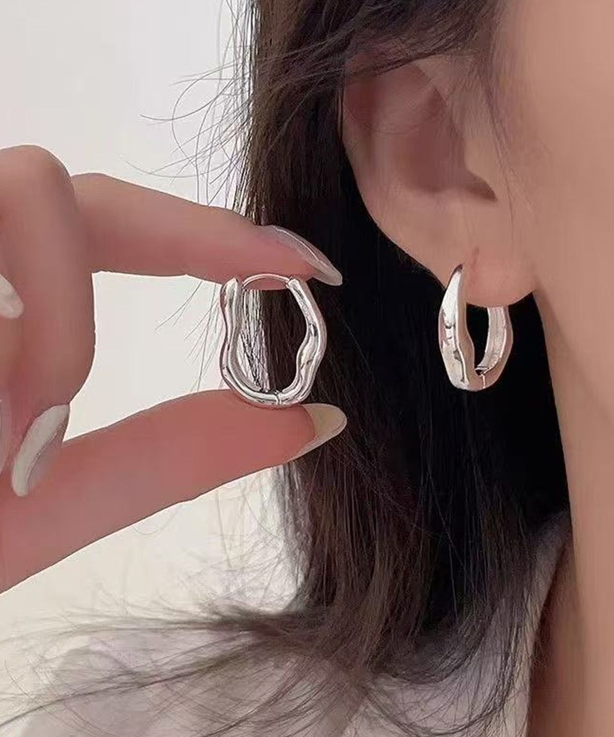 헤이타(HEITA) ORBE SILVER 오르비 실버 귀걸이 이어링