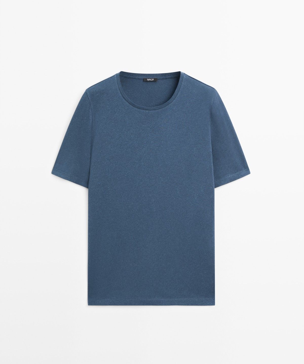 마시모두띠(MASSIMO DUTTI) 린넨 블렌드 반팔 티셔츠