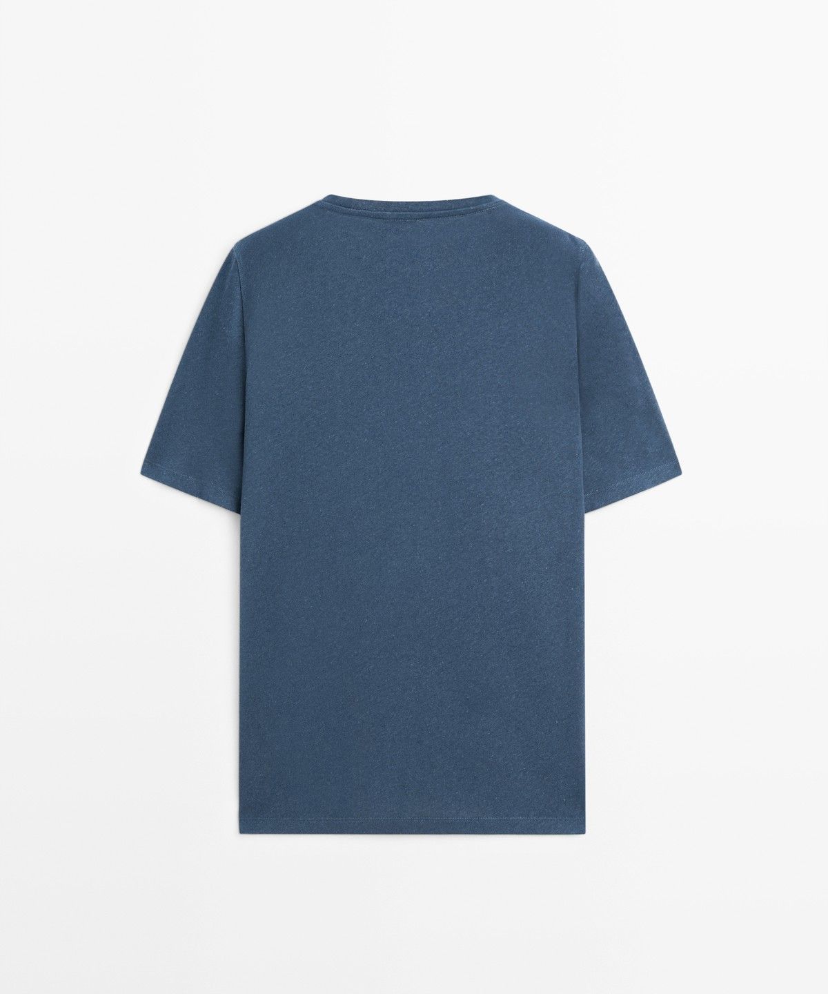 마시모두띠(MASSIMO DUTTI) 린넨 블렌드 반팔 티셔츠