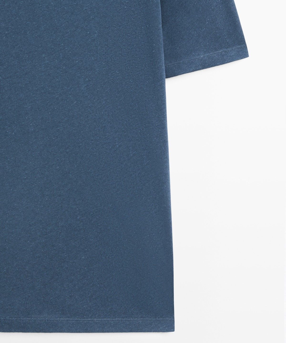 마시모두띠(MASSIMO DUTTI) 린넨 블렌드 반팔 티셔츠