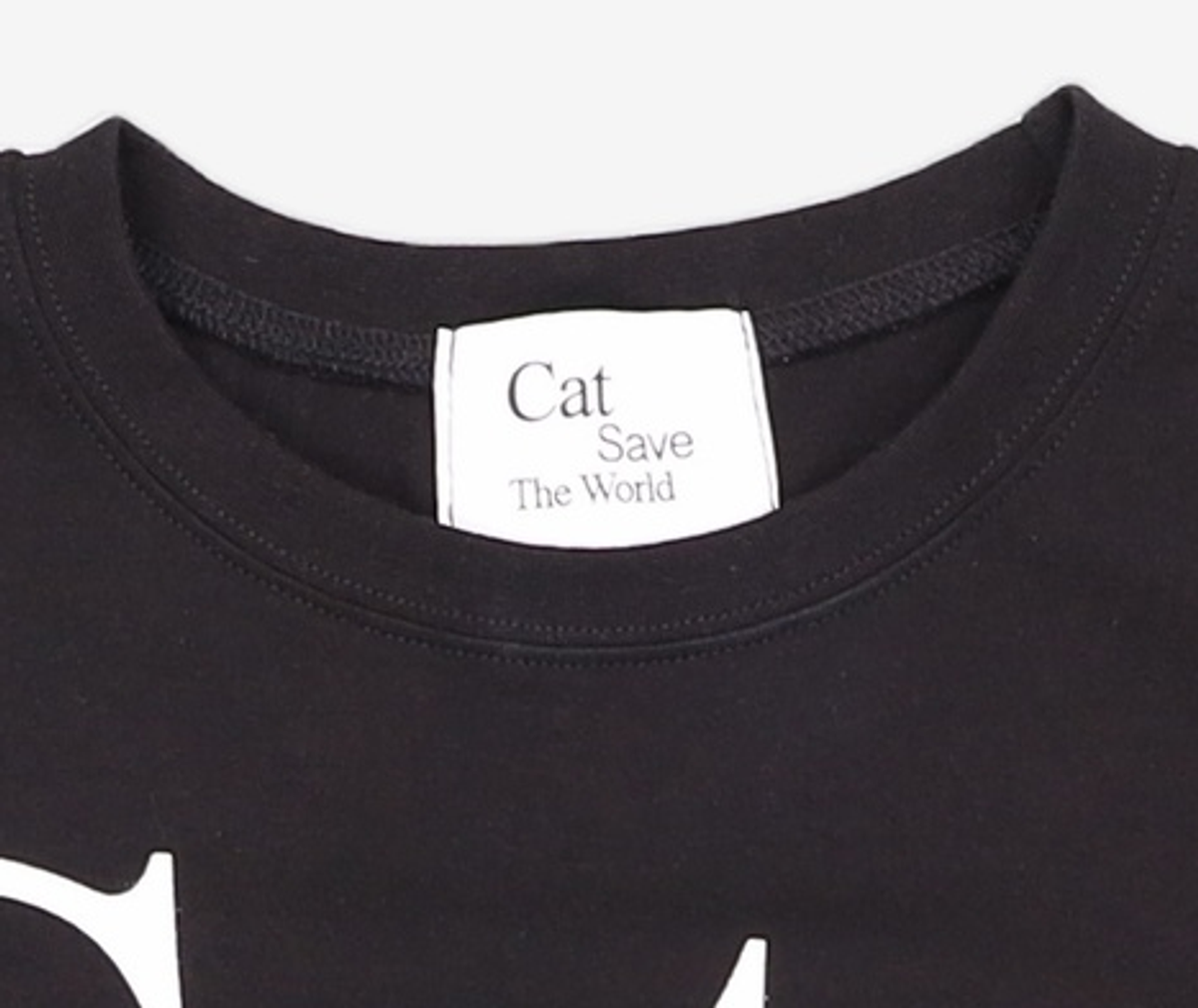 캣세이브더월드(CATSAVETHEWORLD) 반소매 티셔츠 FREE