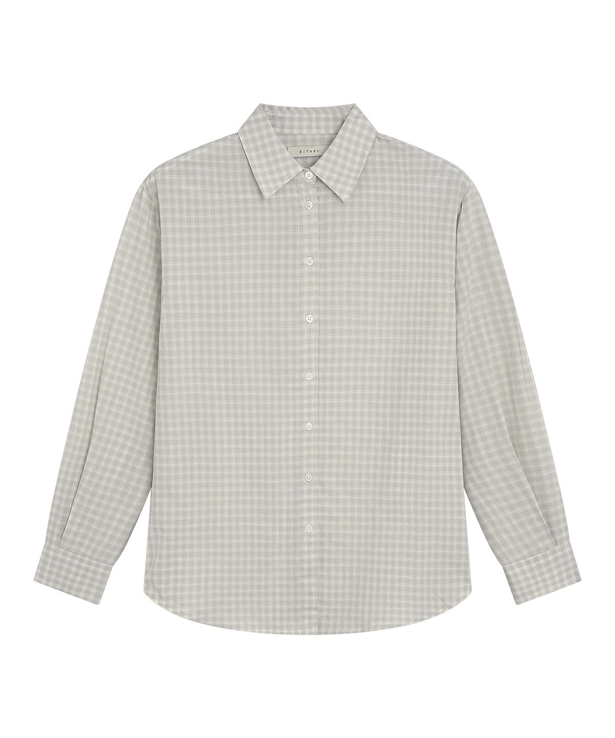 시야쥬(SIYAZU) SITP5299 썸머 체크 셔츠_Gray