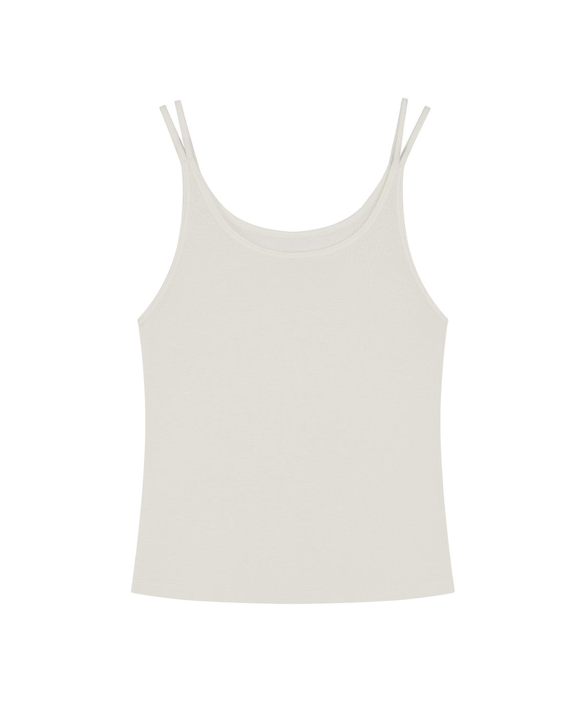 시야쥬(SIYAZU) SITP5295 릴렉스 더블 라인 나시 탑_White
