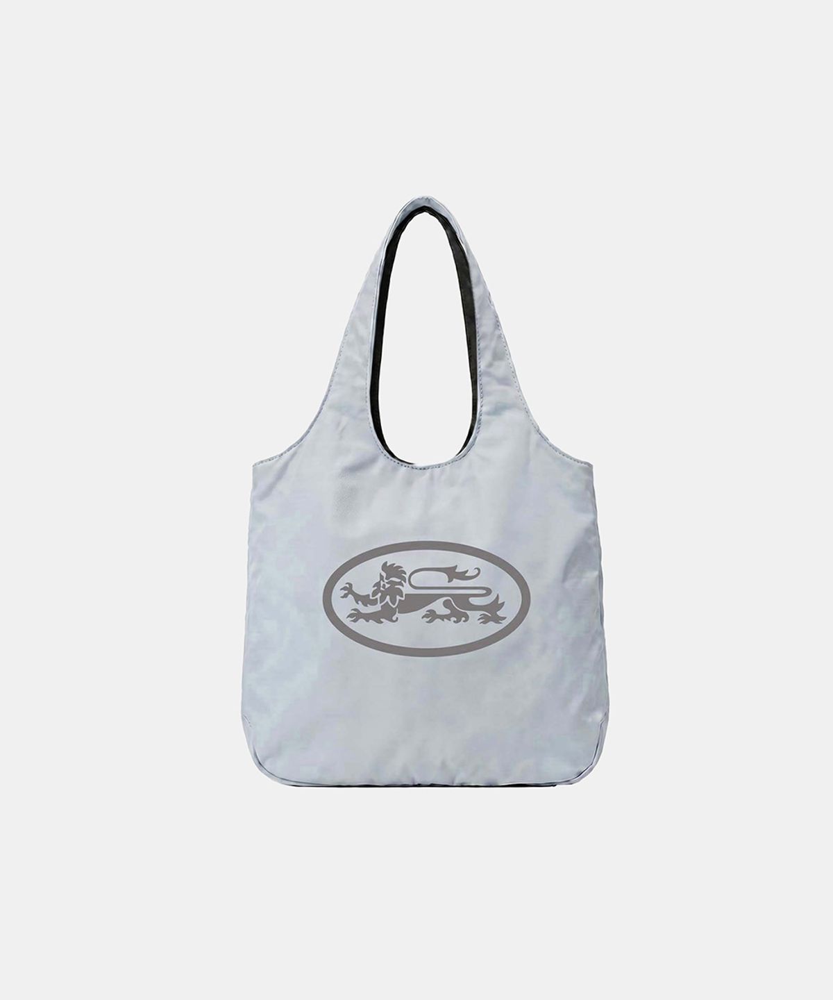 배드블러드(BADBLOOD) Reversible Nylon Shopper Bag - Black/Blue