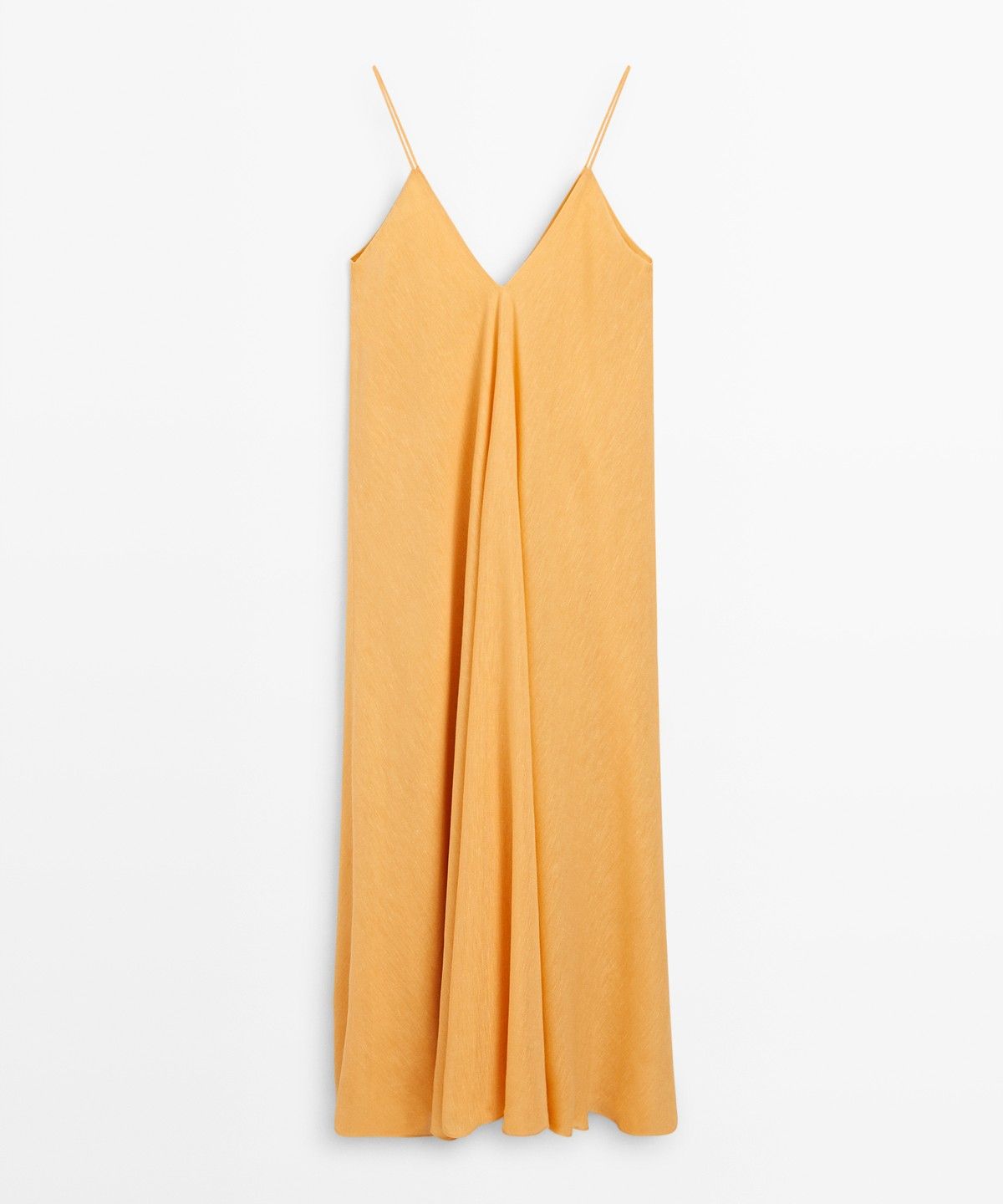 마시모두띠(MASSIMO DUTTI) 린넨 브이넥 플루이드 드레스