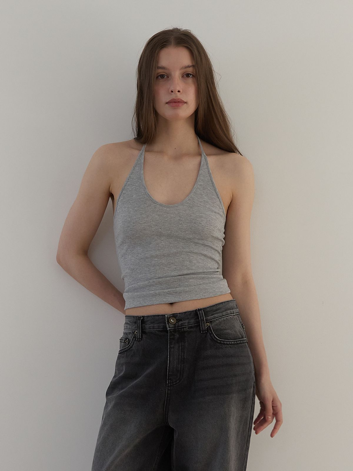 아수라(ASURA) CURVE HALTER SLEEVELESS 2+1