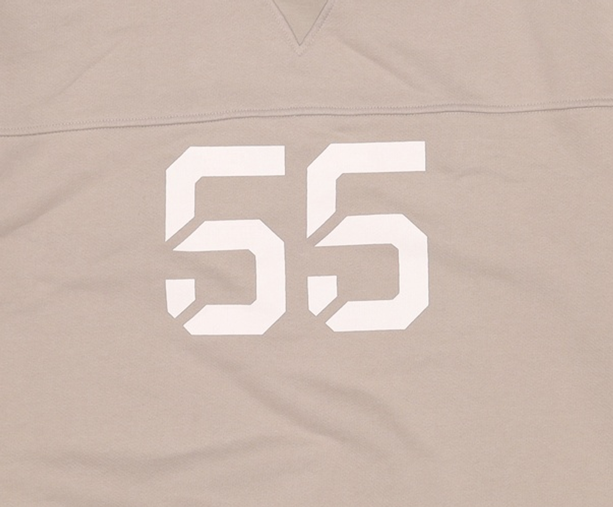 프리즘웍스(FRIZMWORKS) FIFTYFIVE RUGBY SWEATSHIRT _ LIGHT GRAY M