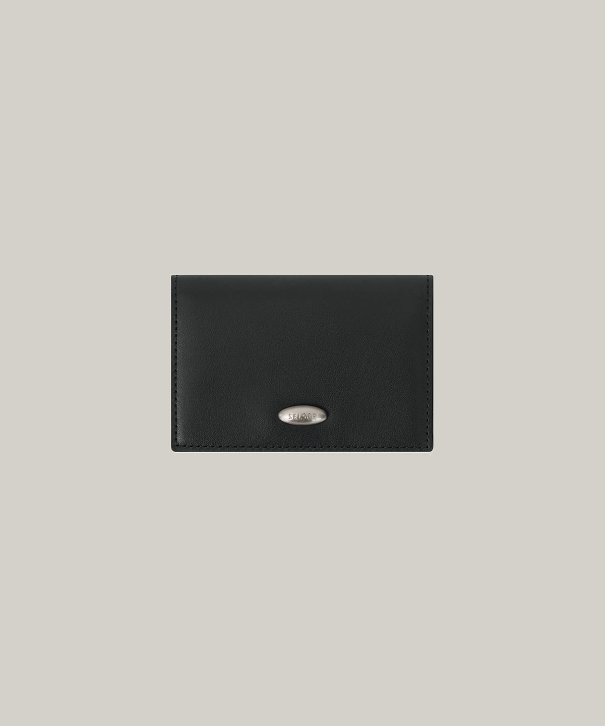 셀솝(SELSOP) 하드웨어 바이폴드 카드지갑 블랙 HARDWARE BIFOLD CARD WALLET / black