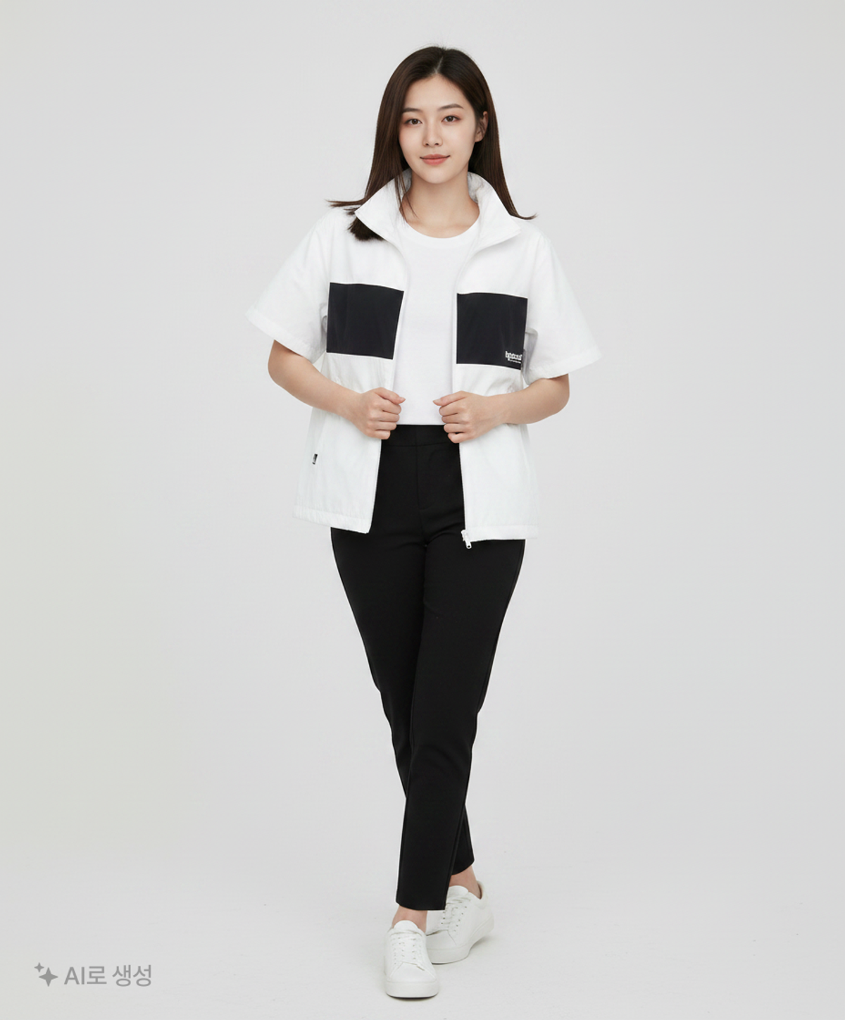 행텐(HANG TEN) 남성 하이넥 나일론 아노락 티셔츠_001(10470-031-456-69) M