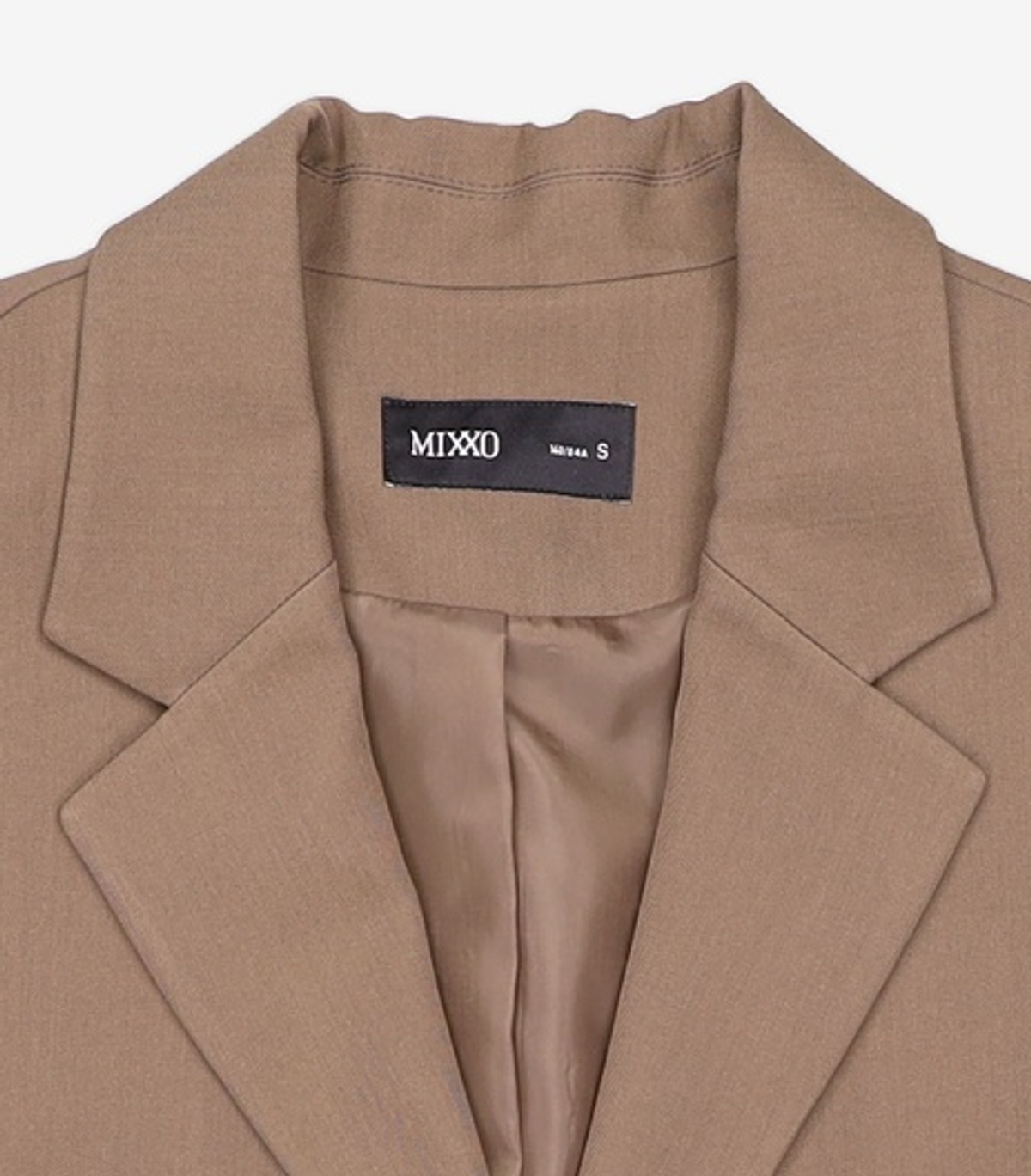 미쏘(MIXXO) 테일러드 세미 오버핏 자켓_MIWJKFT0PG S