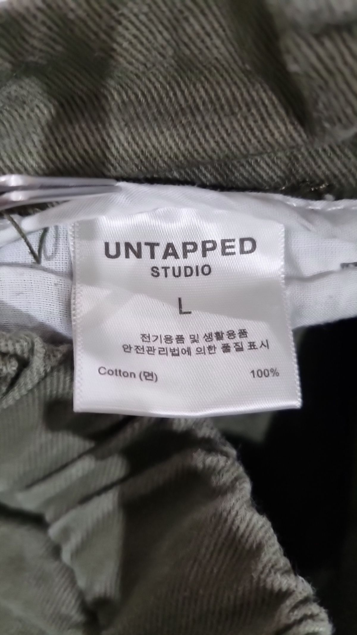 언탭트 스튜디오(UNTAPPED STUDIO) 코튼 팬츠 L