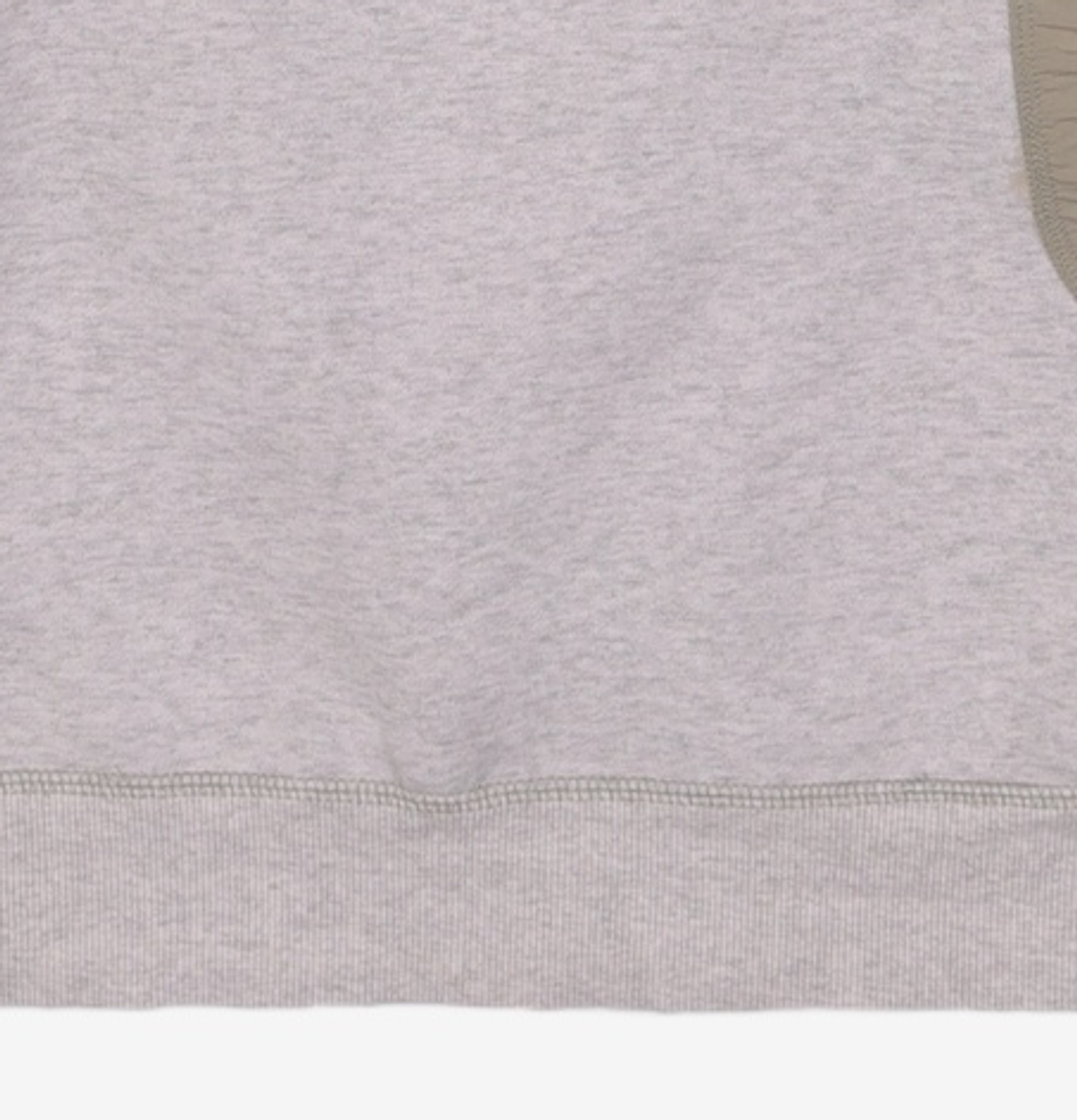 예일(YALE) [ONEMILE WEAR] NYLON FABRIC MIXED HOODIE LIGHT GRAY M