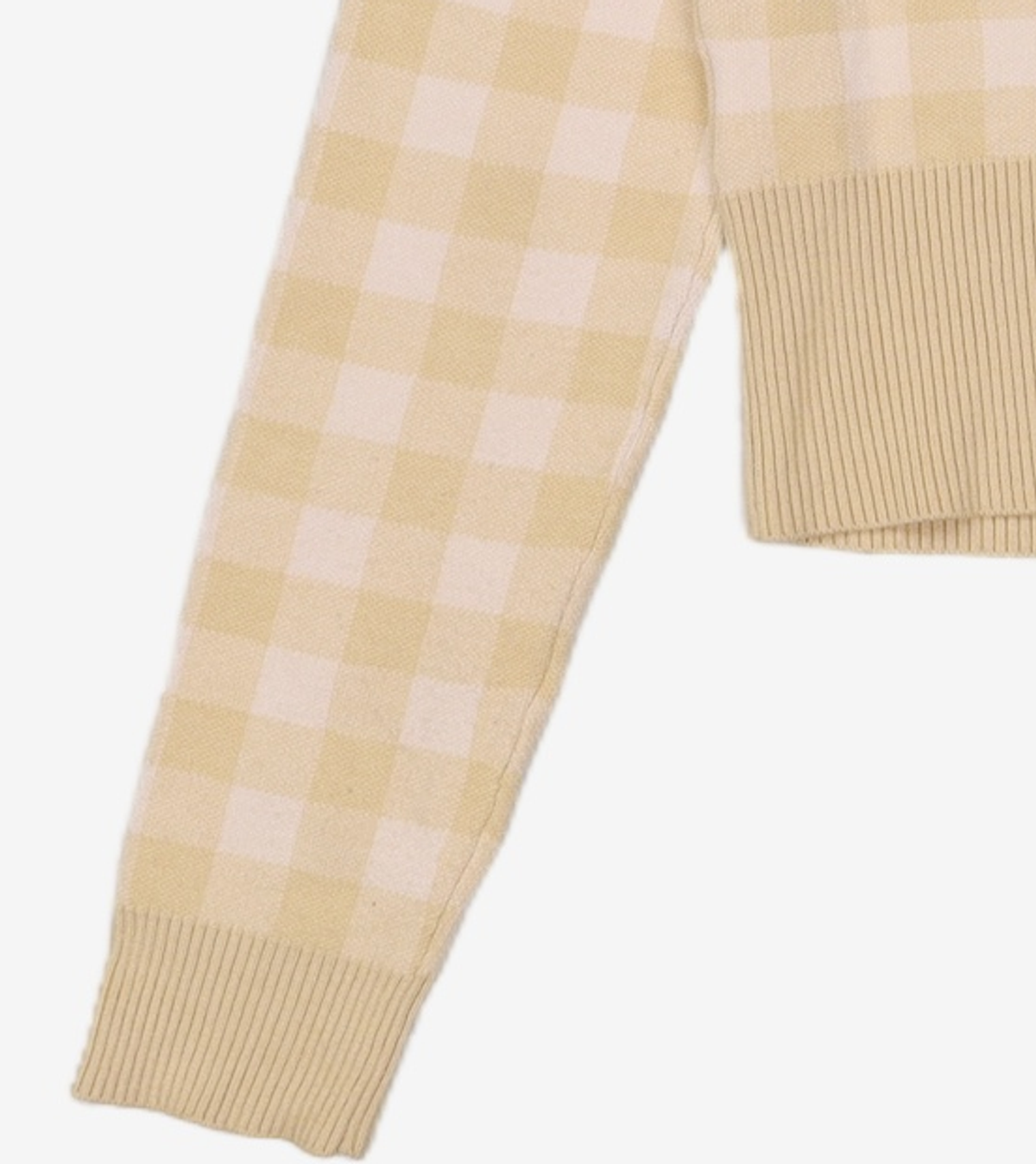 미쏘(MIXXO) 체크 패턴 가디건 MIWCKC234T S