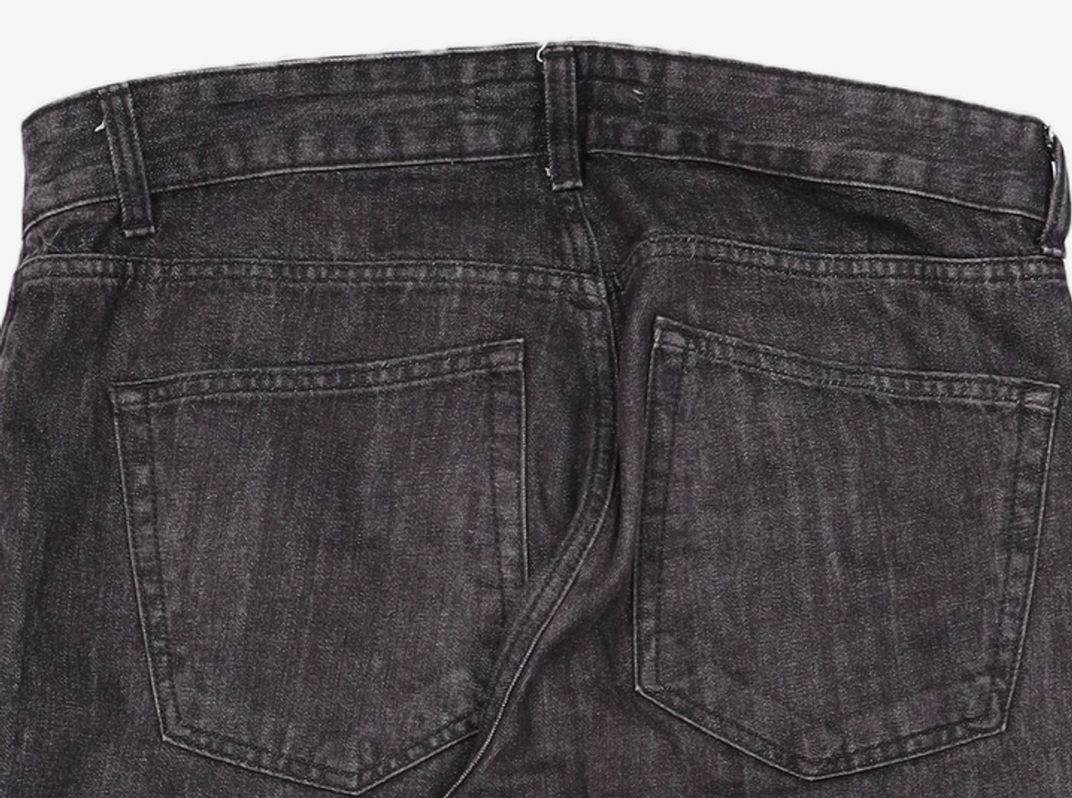 프리즘웍스(FRIZMWORKS) OG TAPERED ANKLE DENIM PANTS _ BLACK L