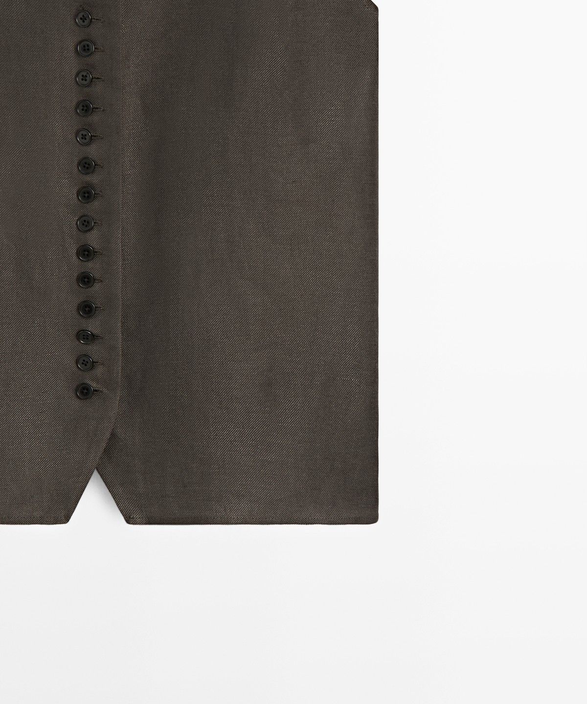 마시모두띠(MASSIMO DUTTI) 100% 린넨 베스트