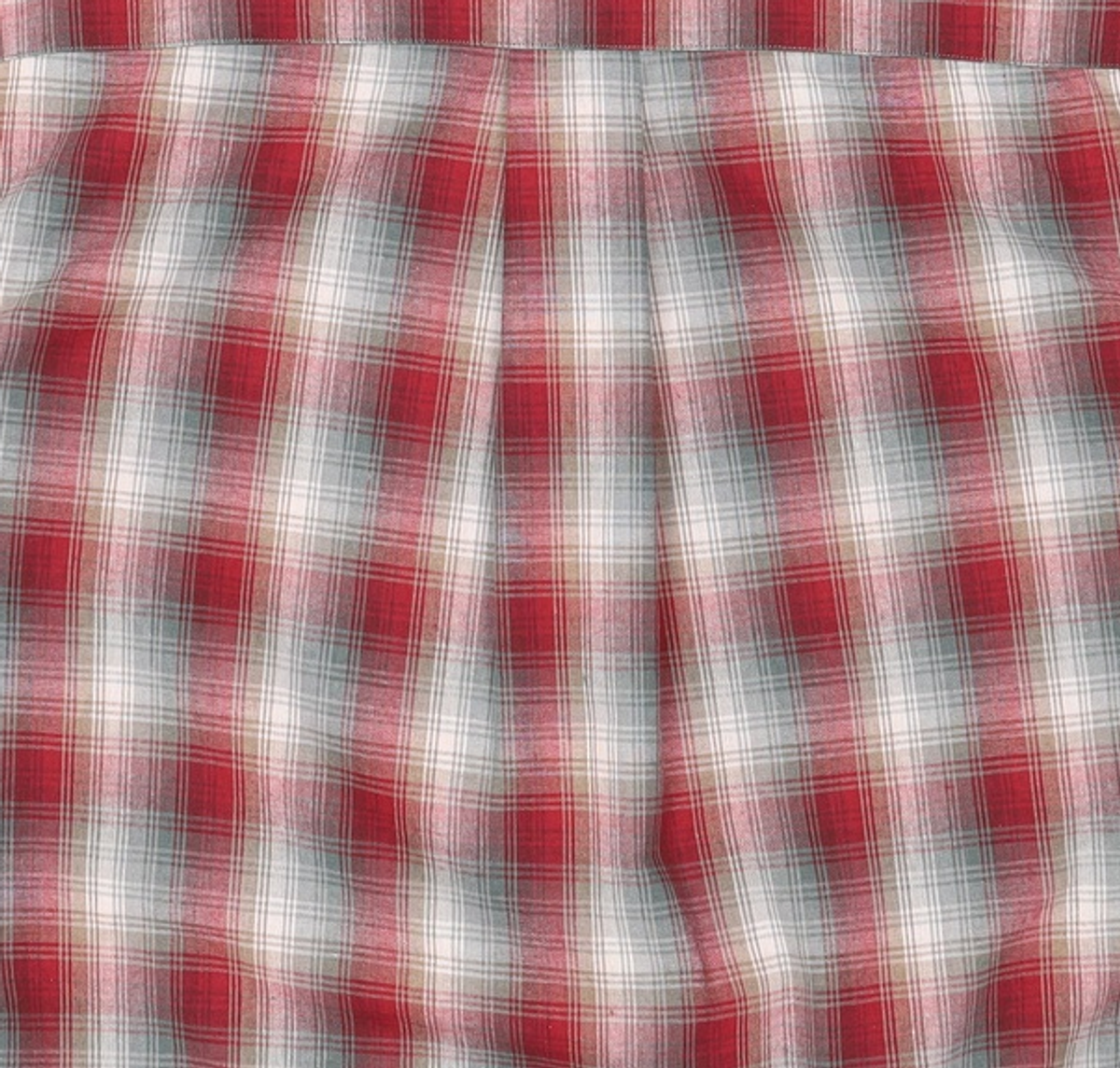 샌드 사운드(SAND SOUND) Ombre Checkered Shirt  Red M