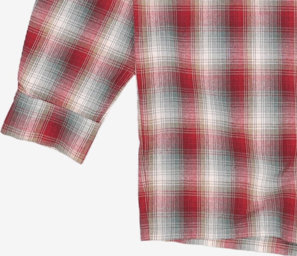 샌드 사운드(SAND SOUND) Ombre Checkered Shirt  Red M