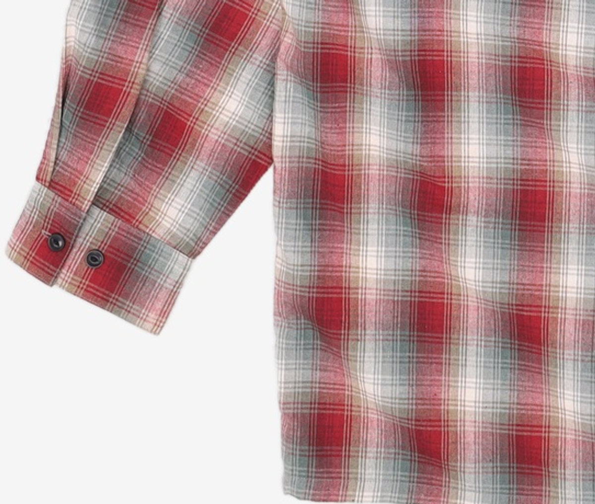 샌드 사운드(SAND SOUND) Ombre Checkered Shirt  Red M