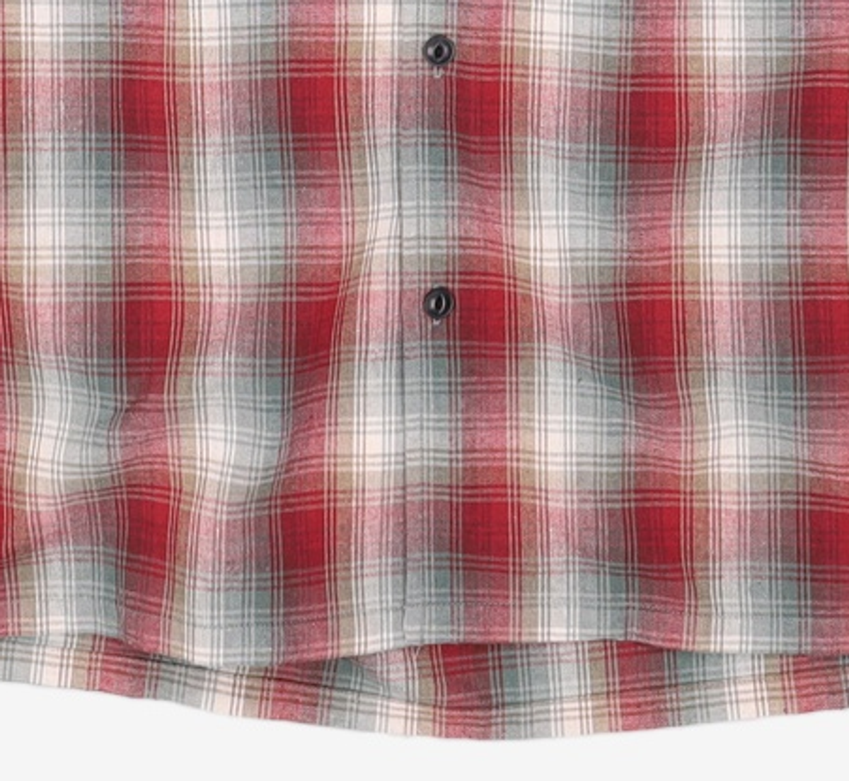 샌드 사운드(SAND SOUND) Ombre Checkered Shirt  Red M
