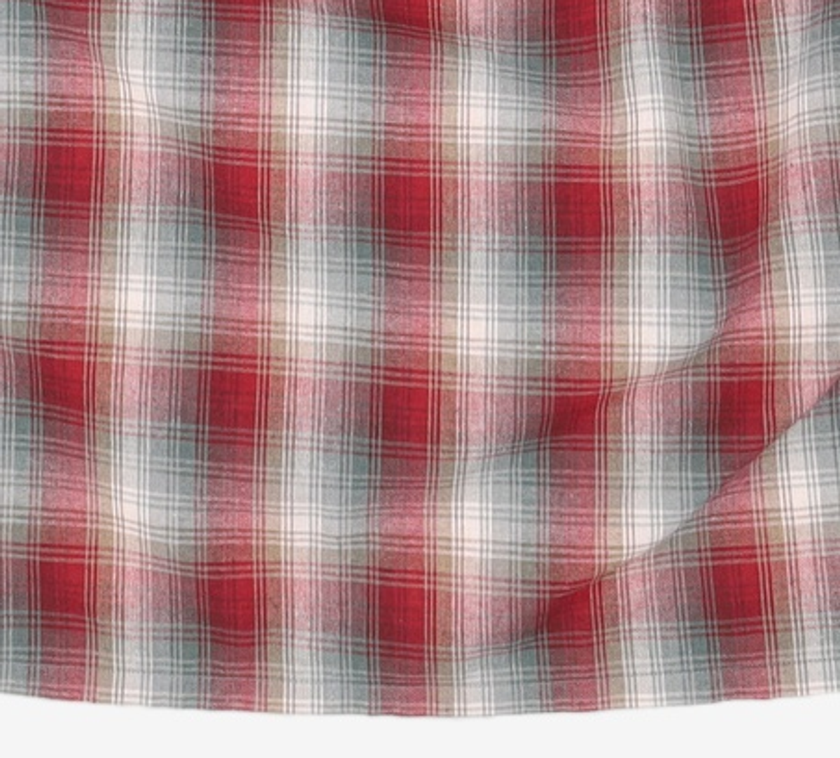 샌드 사운드(SAND SOUND) Ombre Checkered Shirt  Red M