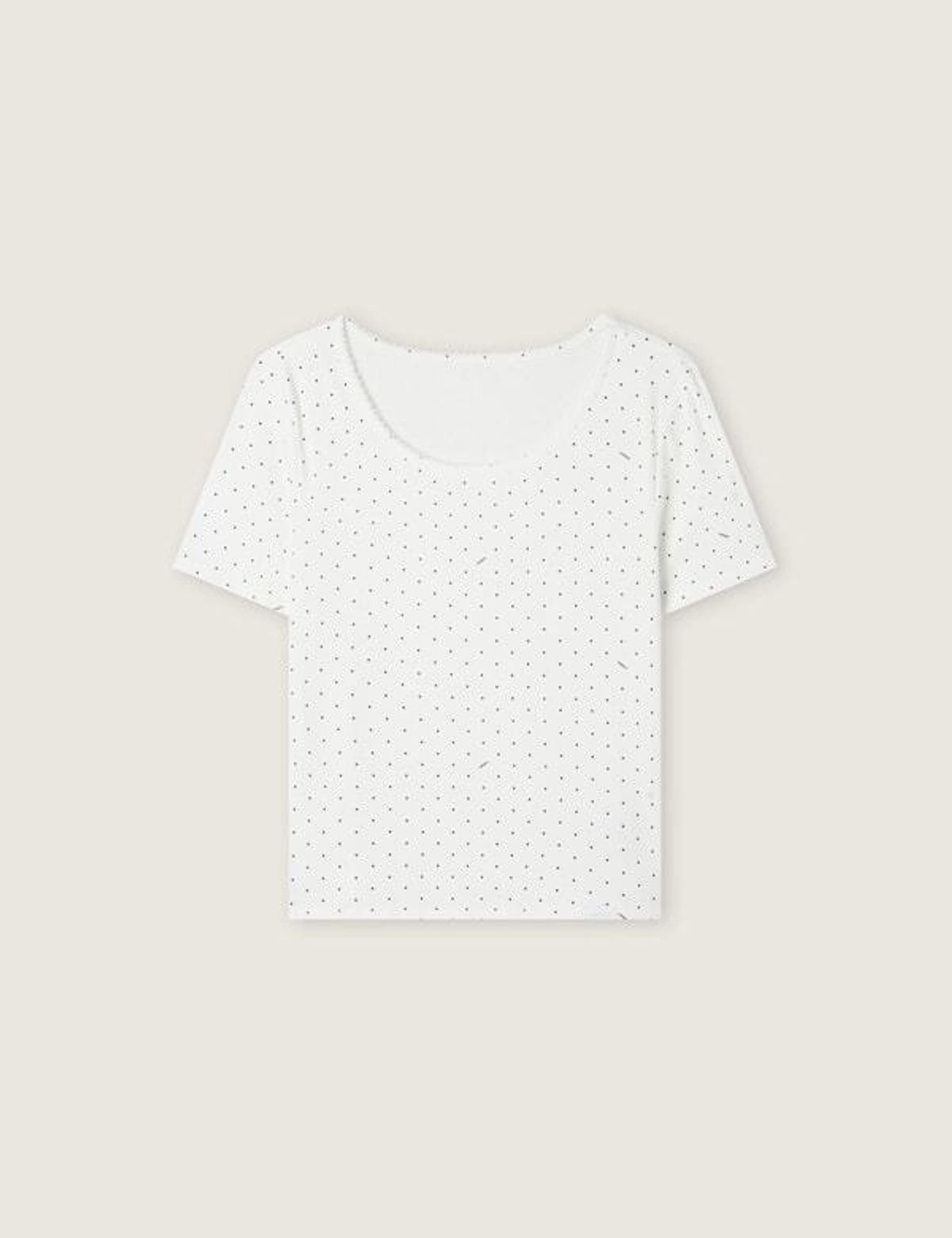 로엠(ROEM) 도트 티셔츠 RMHWG26RT5