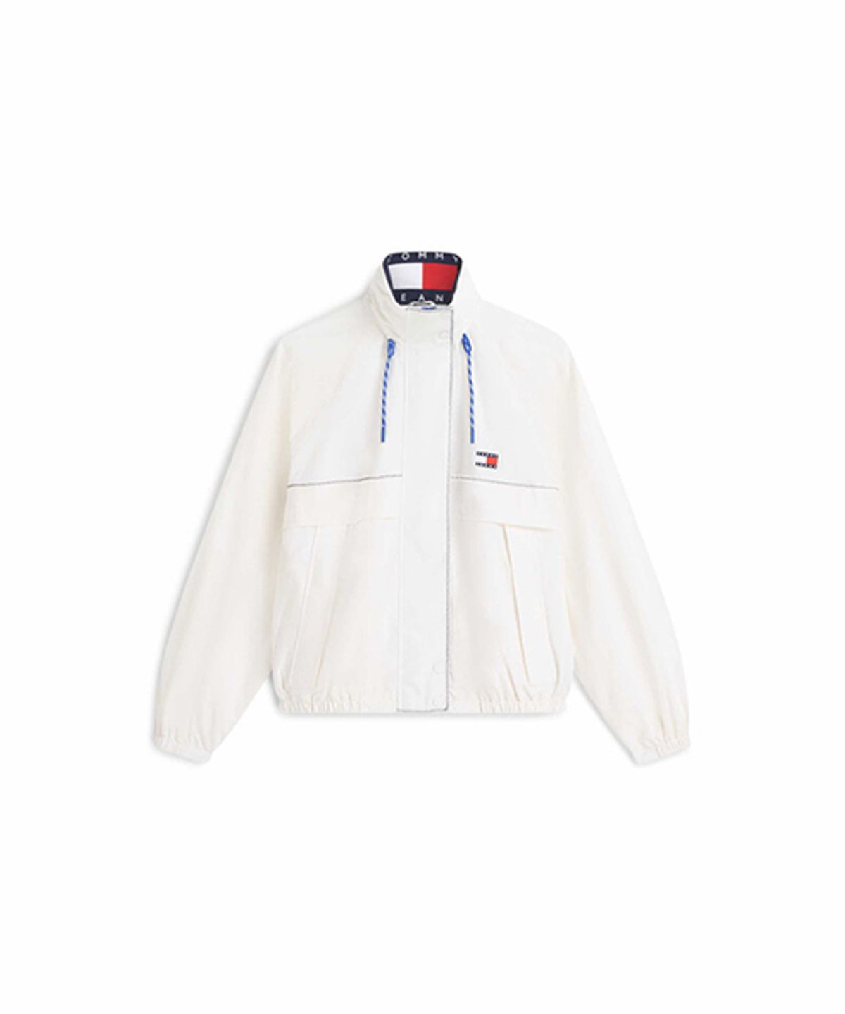 타미진스(TOMMY JEANS) 나일론 블렌드 컬러블록 윈드브레이커 (T32G6WJC12TWT1YBH)