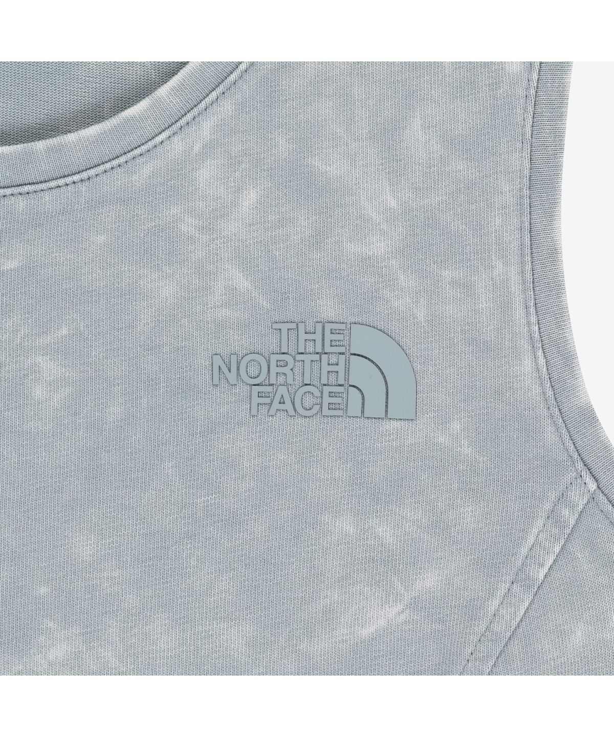노스페이스(THE NORTH FACE) NT7VS31L 여성 오버엣지 슬리브리스 BLUE GRAY