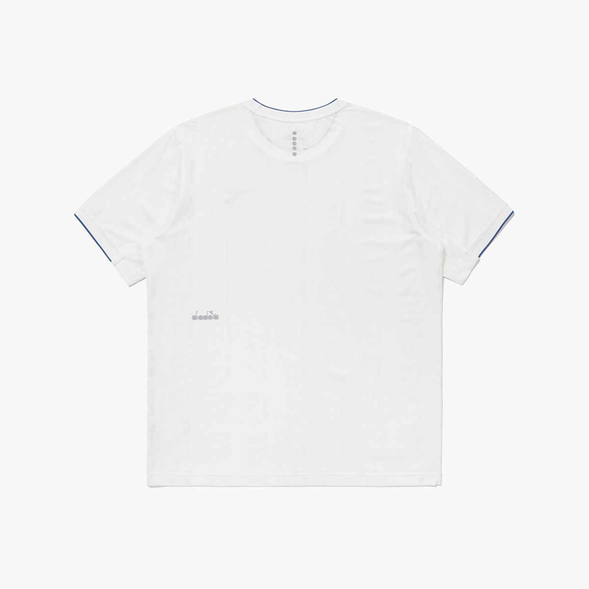 디아도라(diadora) 세레모니 메쉬 자카드 반팔 티셔츠 OFF WHITE