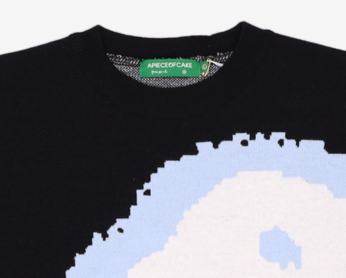 어피스오브케이크(APIECEOFCAKE) FLIP Jacquard Knit_Black L