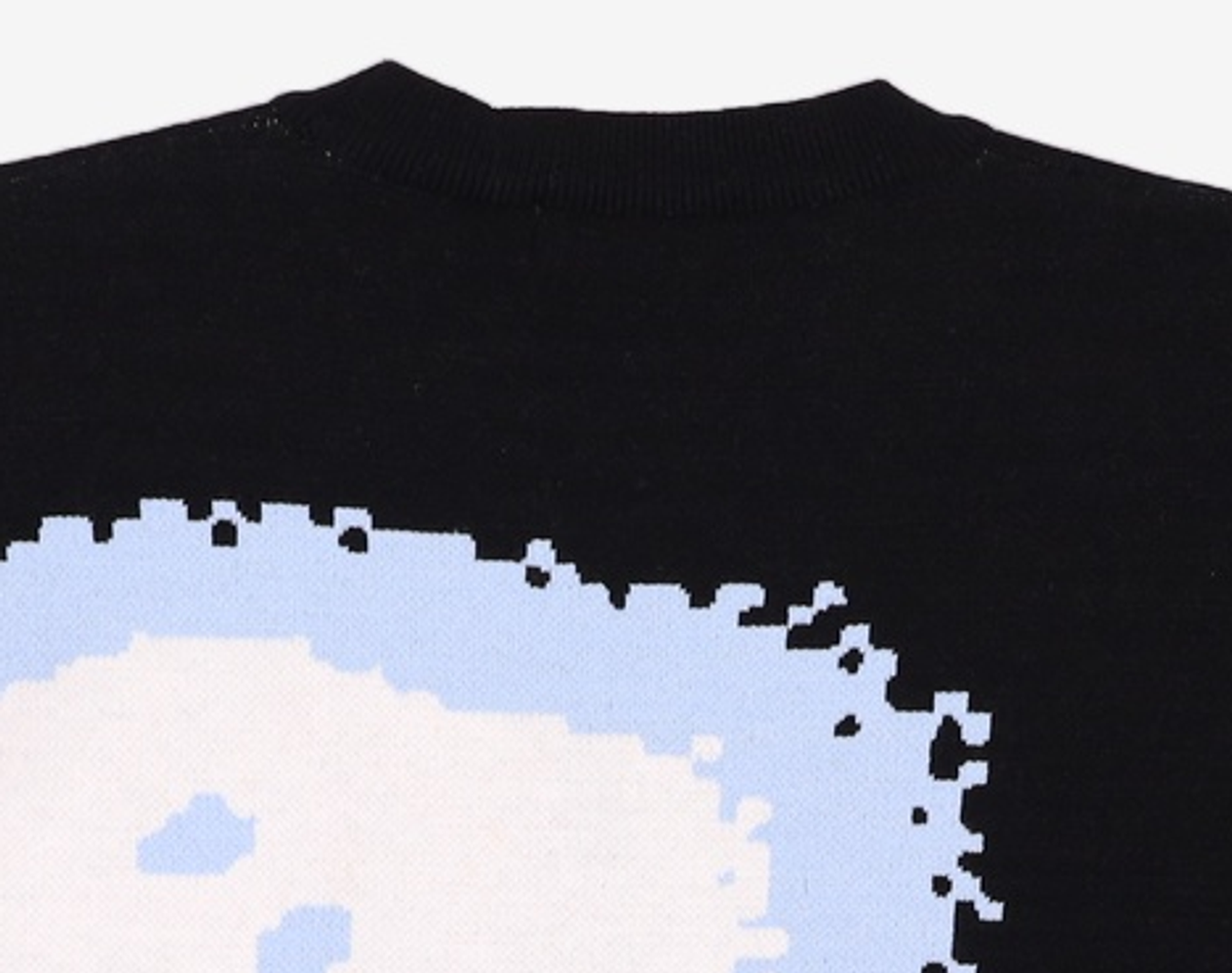 어피스오브케이크(APIECEOFCAKE) FLIP Jacquard Knit_Black L
