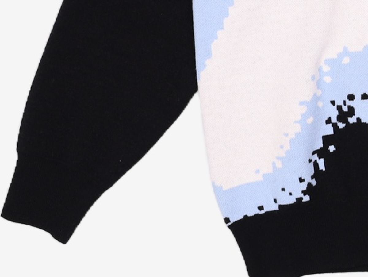 어피스오브케이크(APIECEOFCAKE) FLIP Jacquard Knit_Black L