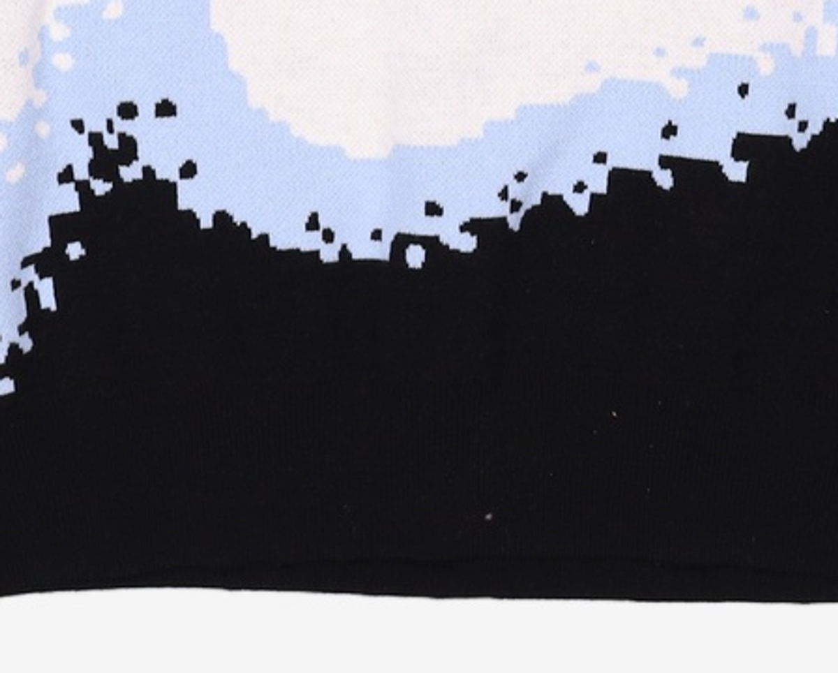 어피스오브케이크(APIECEOFCAKE) FLIP Jacquard Knit_Black L