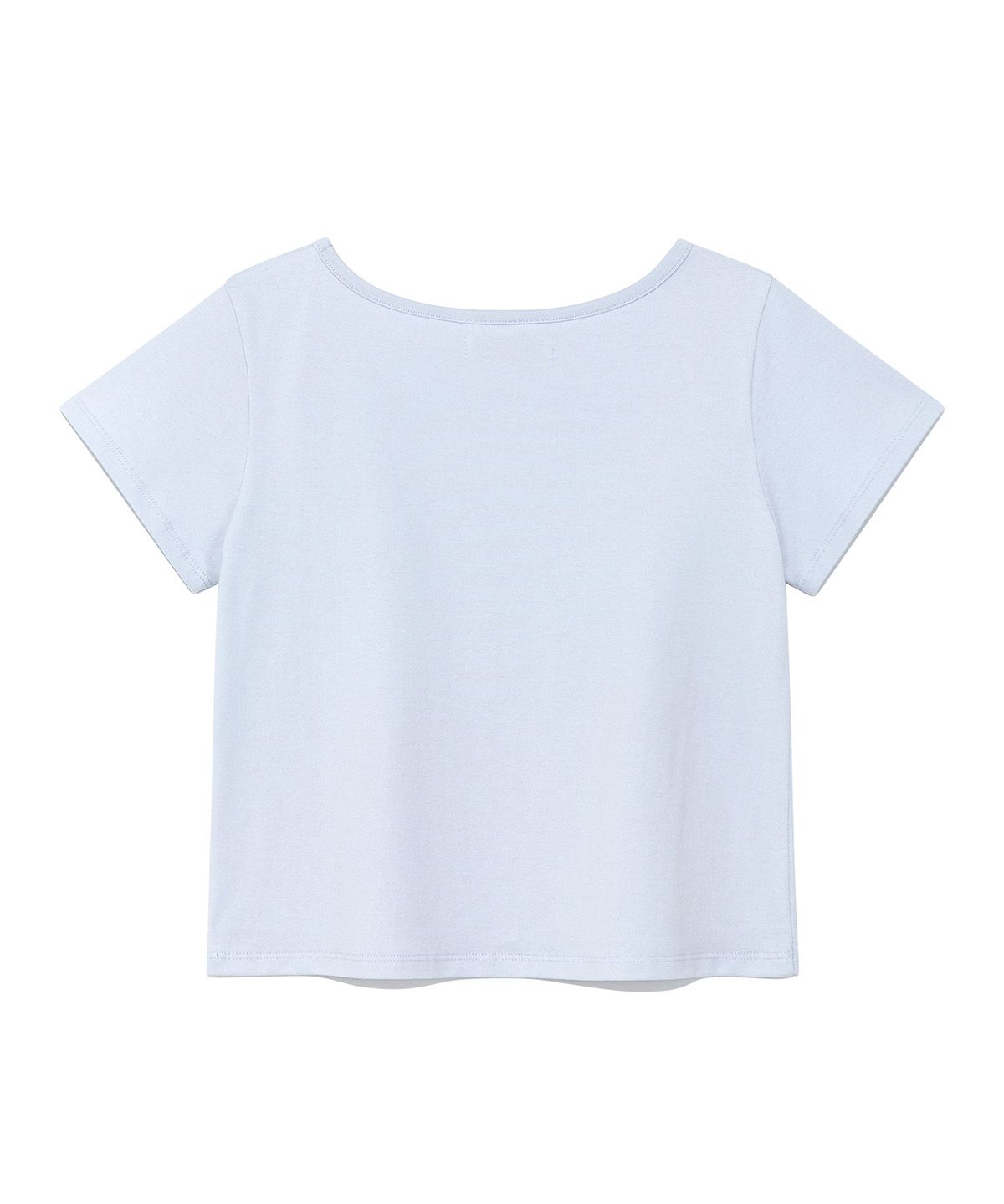 다이닛(DEINET) [YOON SOAP X DEINET] DEINET LOGO BOATNECK T-SHIRT IN SKY BLUE
