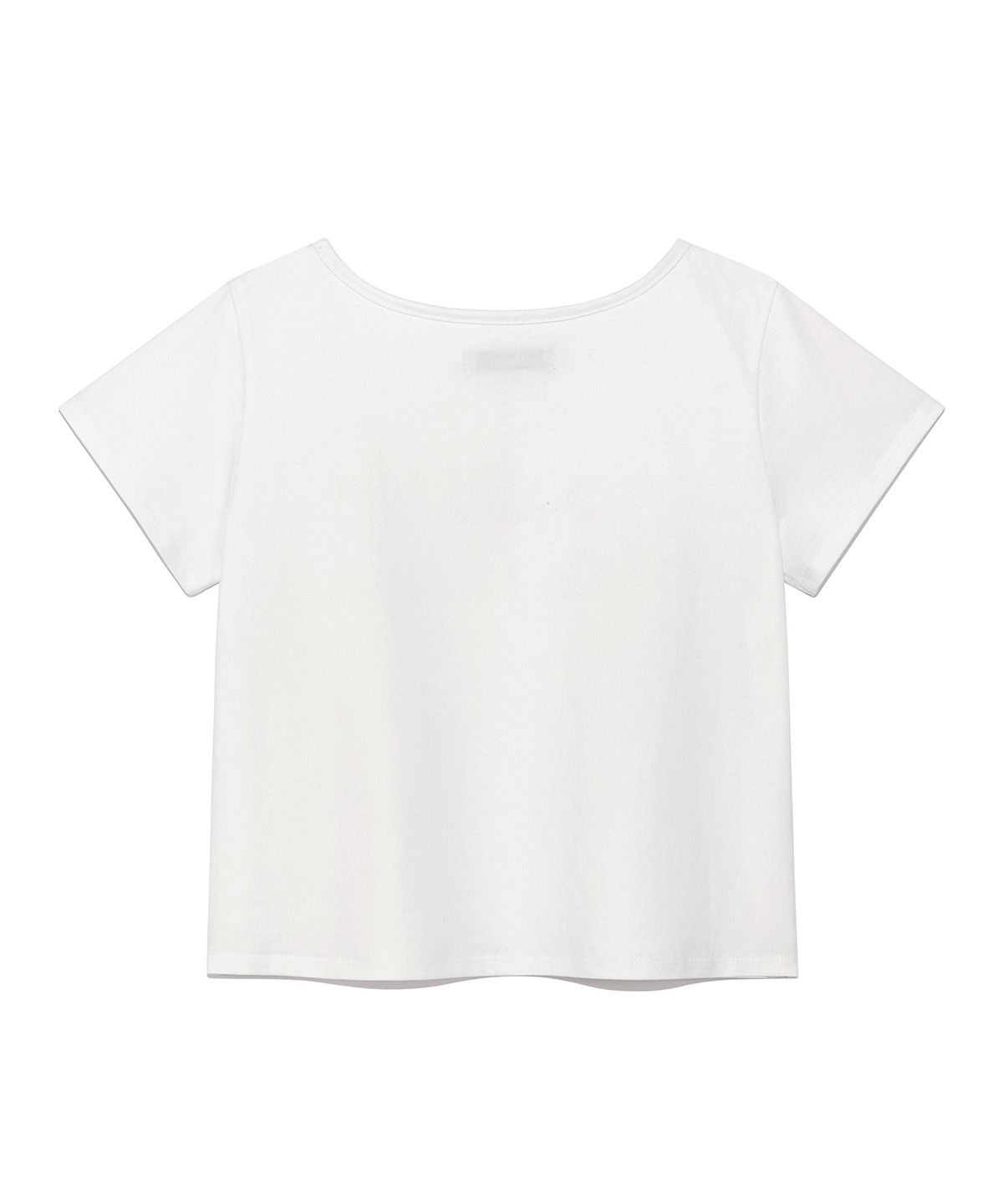 다이닛(DEINET) [YOON SOAP X DEINET] DEINET LOGO BOATNECK T-SHIRT IN WHITE