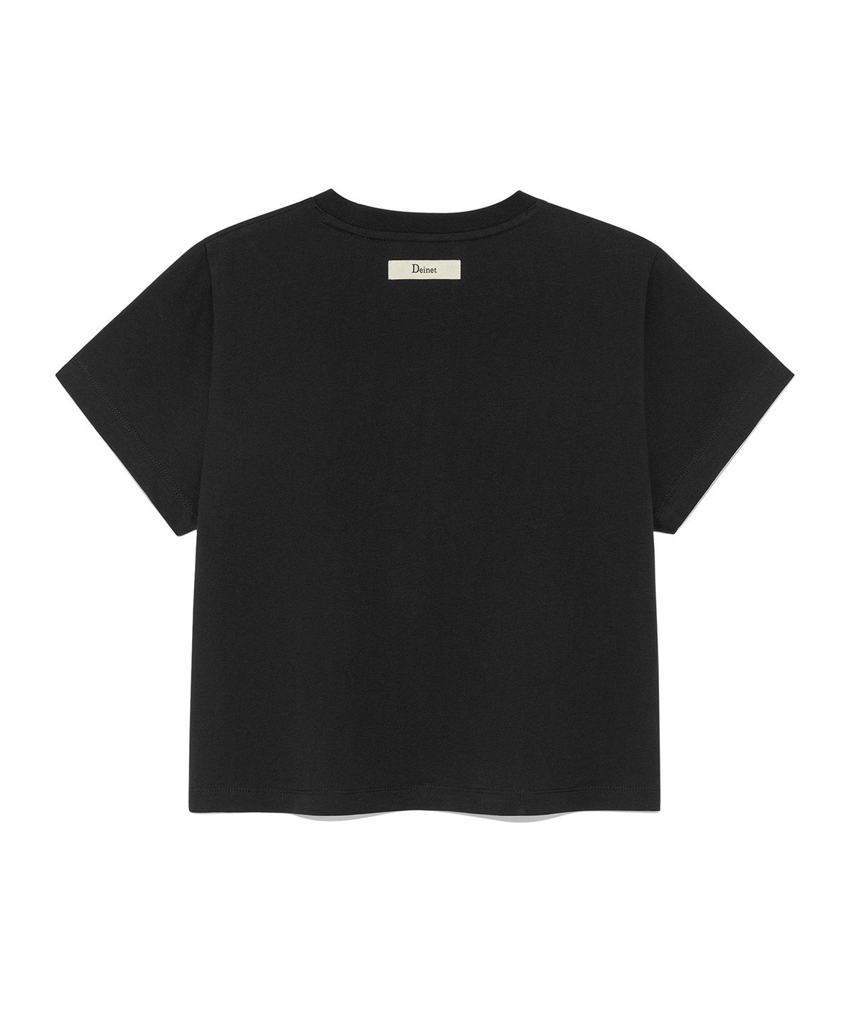 다이닛(DEINET) [YOON SOAP X DEINET] SLIM T-SHIRT IN BLACK