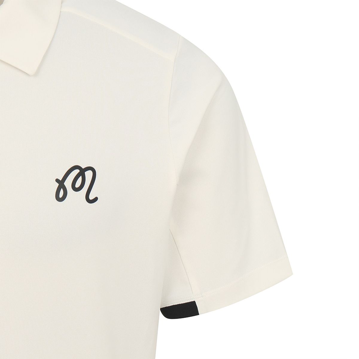 말본 골프(MALBON GOLF) 원포인트 여름 폴로 티셔츠 CREAM (MAN)
